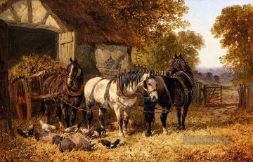  wagen - Der Heuwagen John Frederick Herring Jr Pferd